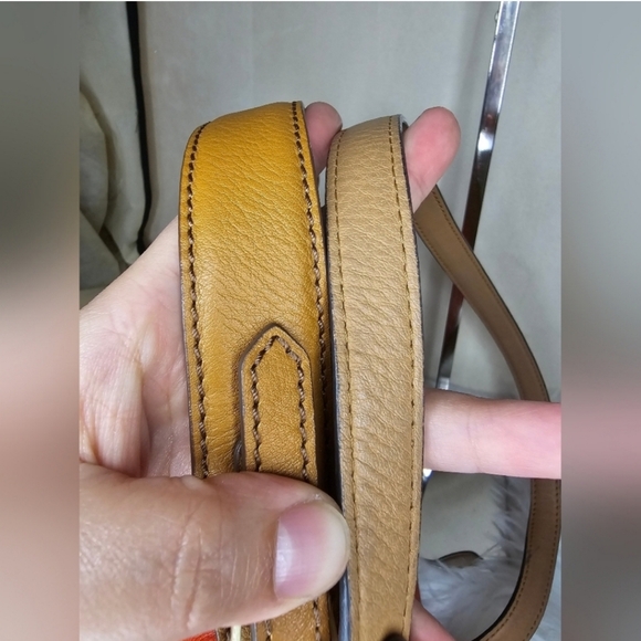 MCM Embossed Leather Crossbody Bag - Picture 4 of 12